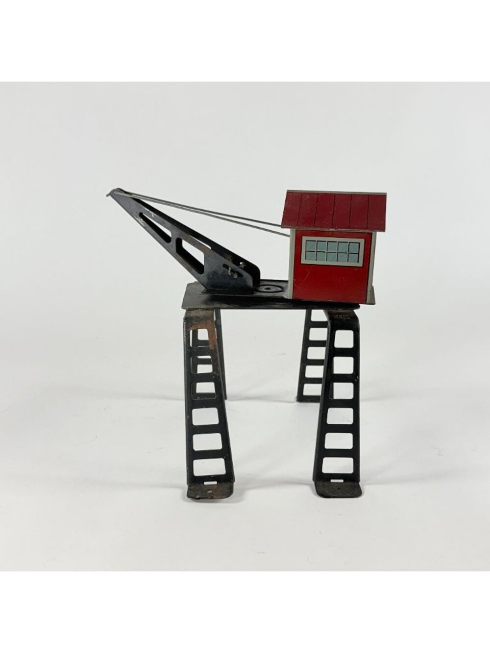 Vintage 1950s Marx 422 Platform Derrick Crane or Gantry Crane O gauge Incomplete